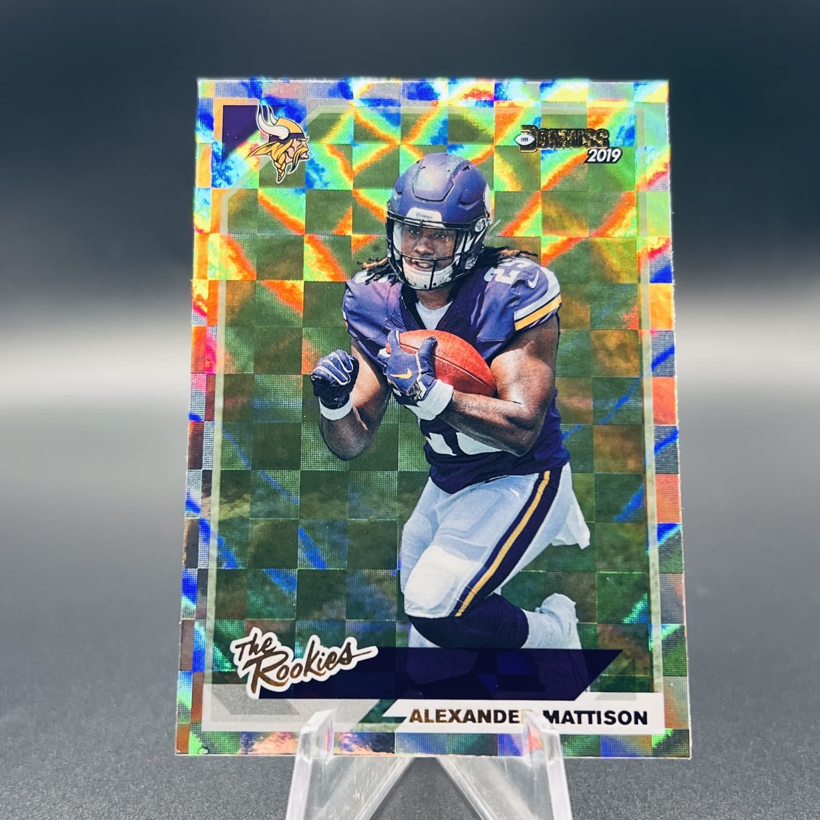 Listing photo for 2019 Panini Donruss - The Rookies Alexander Mattison #TR-31 NFL RC Card Vikings