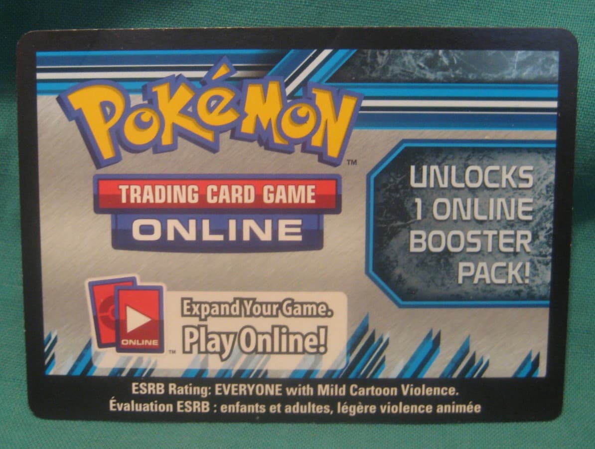 Listing photo for 2012 Pokemon Online Trading Card Game Card