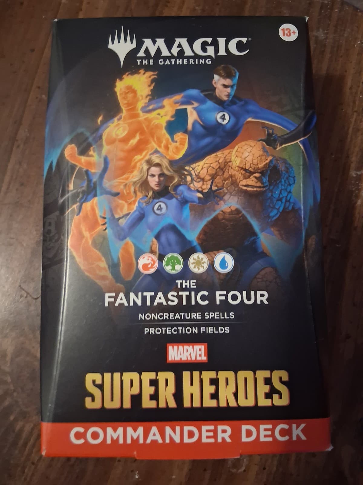 Listing photo for MTG Marvel Super Heroes the Fantastic Four Commander Deck NEW Sealed