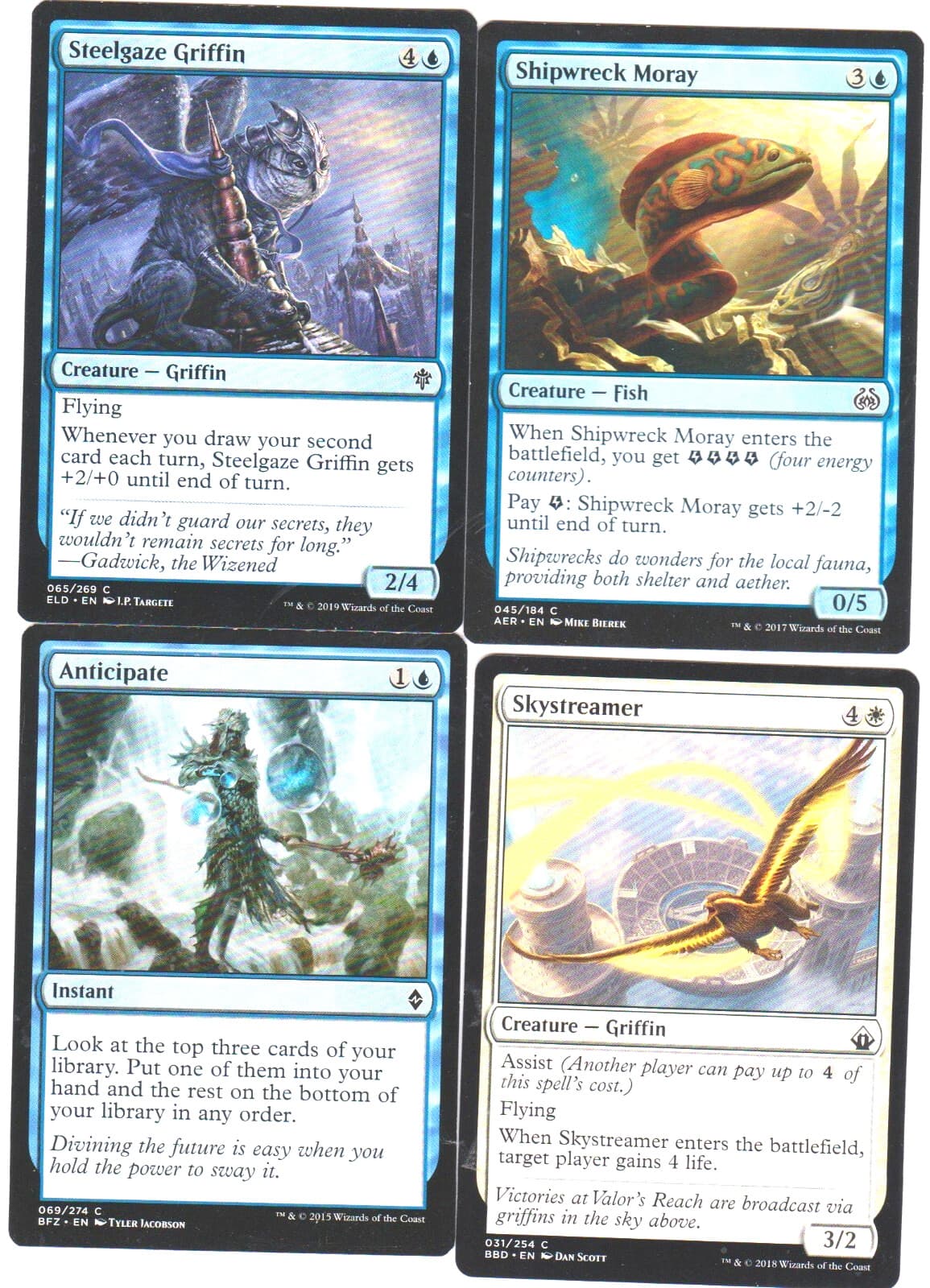 Listing photo for AQUATIC-FLYING ANIMAL MULTICOLOR DECK 40 CARDS N-MINT MTG MAGIC NEW M38 SPECIAL