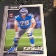 Listing photo for Panini Rookie Blake Miller Detroit Lions NFL Football Trading Card