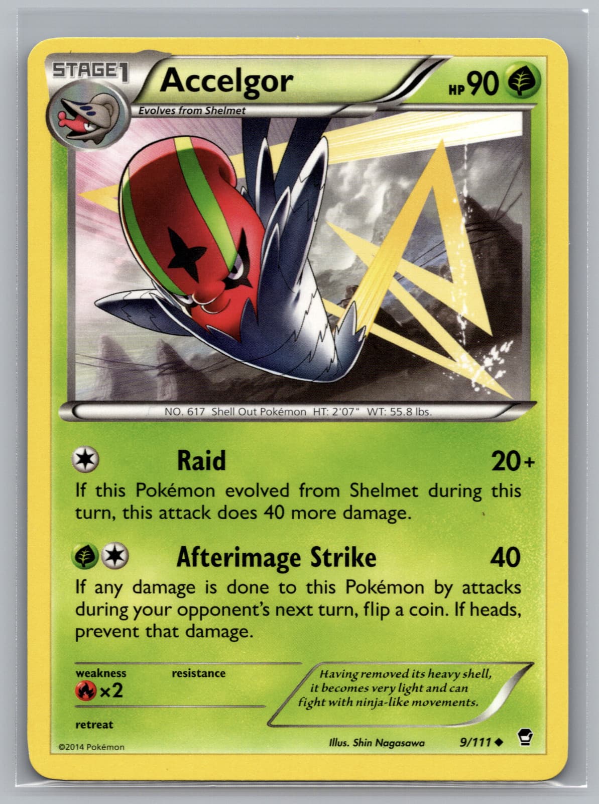 Listing photo for Accelgor 9/111 Cute Pokemon Cards
