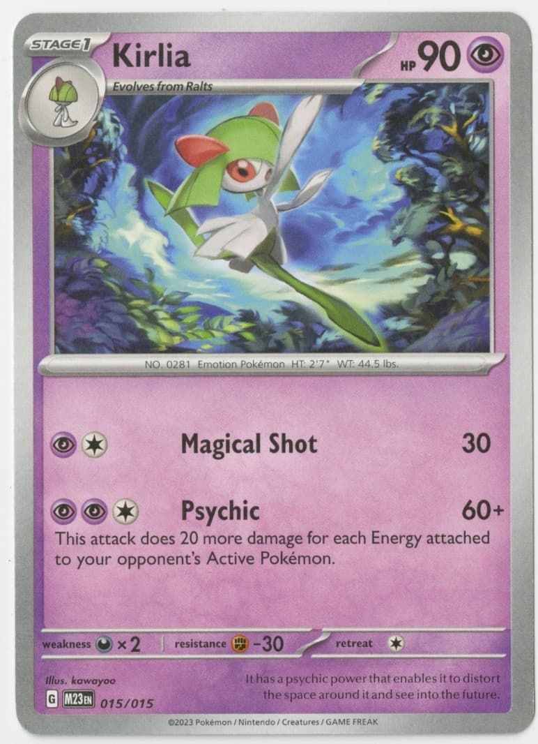 Listing photo for Pokémon - Kirlia (McDonald's Collection 2023 promo card - 015/015)