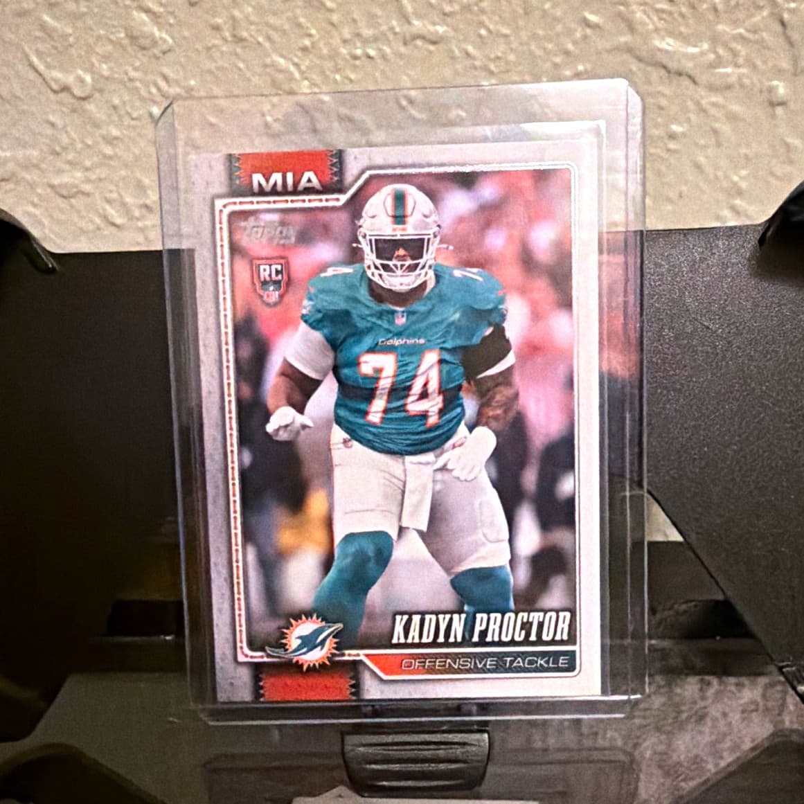 Listing photo for Topps 2025 Rookie Kadyn Proctor Miami Dolphins #353 NFL Football Card