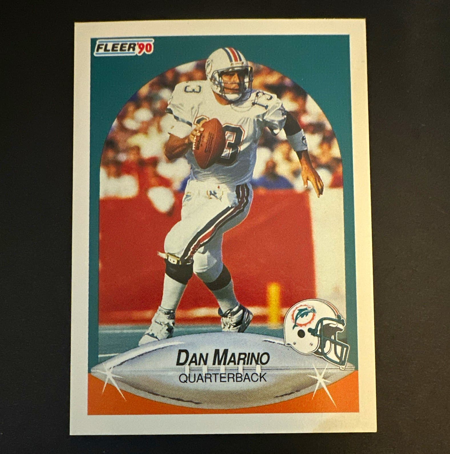 Listing photo for Fleer 1990 Dan Marino #244 Miami Dolphins NFL Football Base Set Card