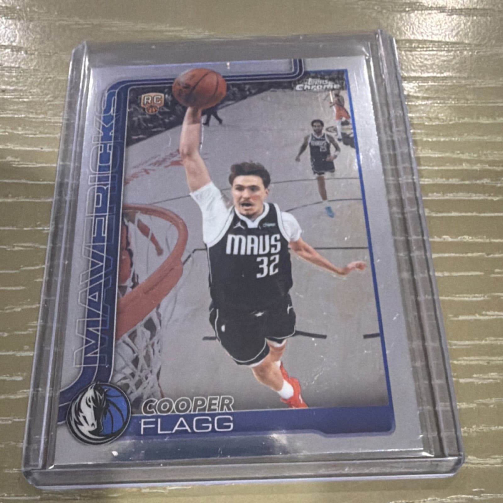 Listing photo for Topps Chrome Cooper Flagg Rookie #151 Dallas Mavericks NBA Basketball Card 2026